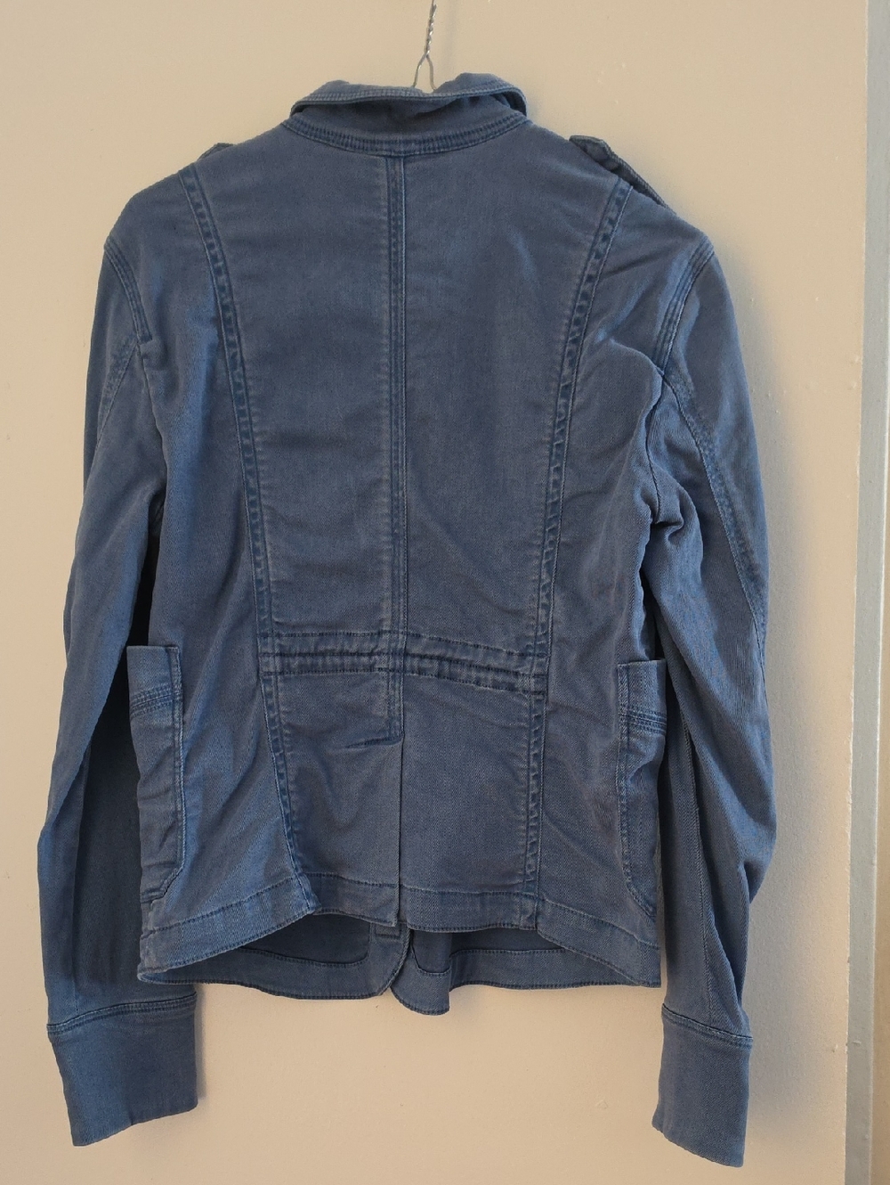 BURBERRY Blue Utility  Jacket - Picture 4 of 12